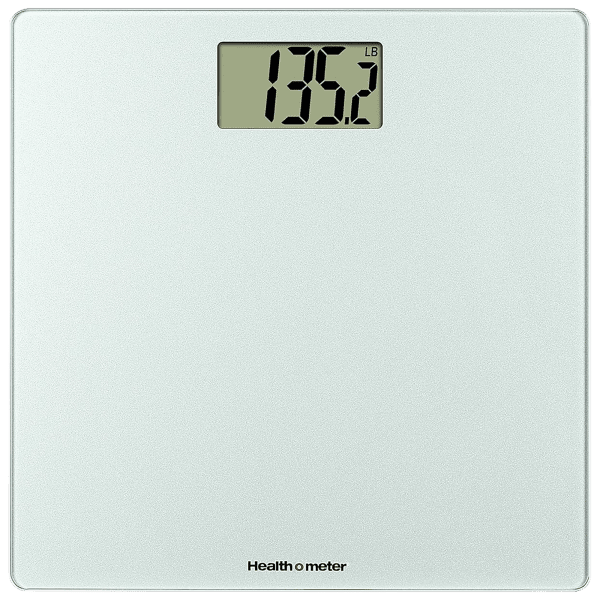 Health-o-Meter Digital Glass Body Weight Tracking Bathroom Scale