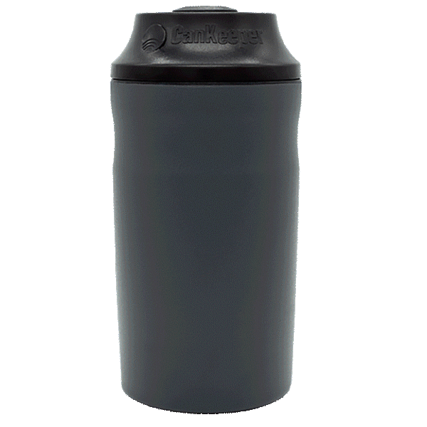 BottleKeeper - The Standard 2.0 - The Original Stainless Steel Bottle  Holder and Insulator to Keep Your Beer Colder (Black)