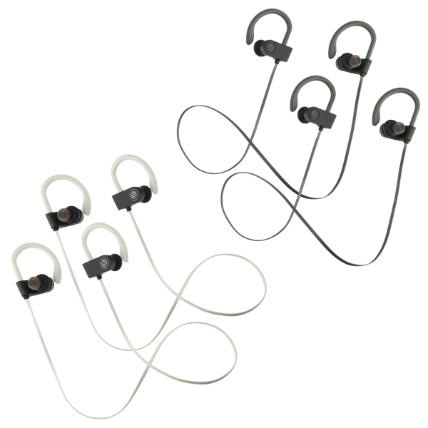 2-Pack: Lifestyle Advanced Elevate Premium Bluetooth Stereo Earbuds