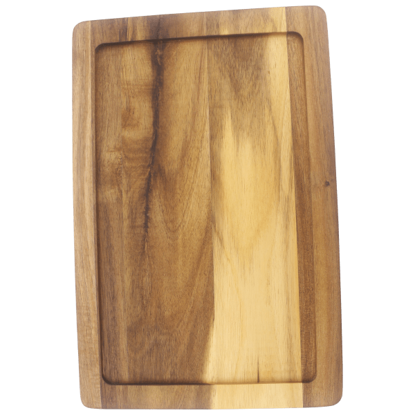 Bombay Acacia Wood Cutting Board With Liquid Well