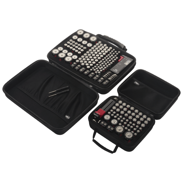 MorningSave Flipo Large & Small Battery Storage Case Bundle