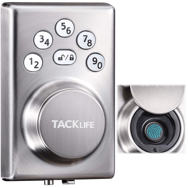 Tacklife Keyless Front Door Deadbolt with Fingerprint & Keypad
