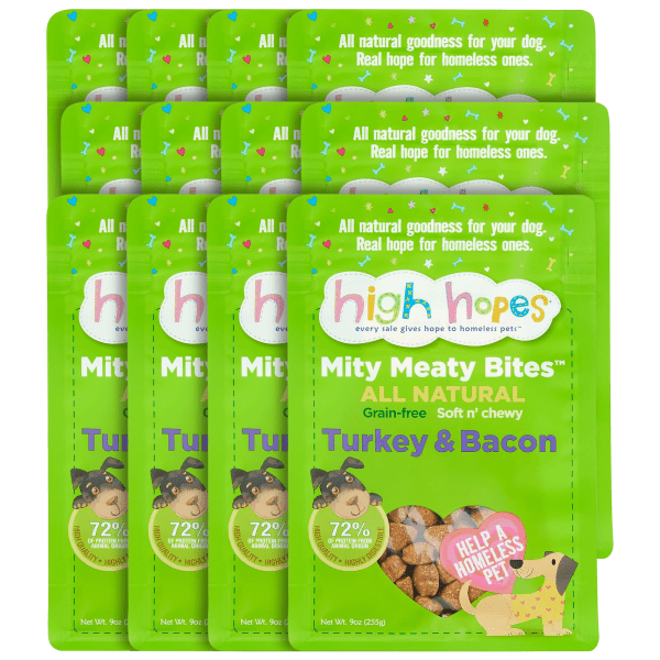 12-Pack: High Hopes Mity Meaty Turkey & Bacon Bites