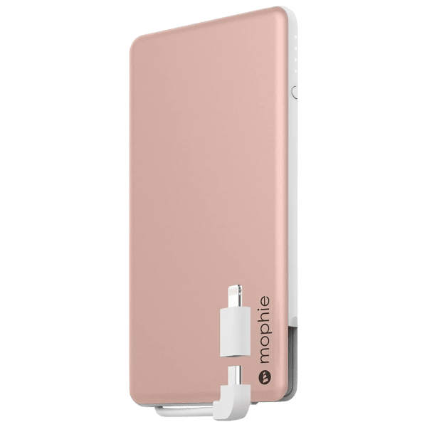 Mophie Powerstation Plus Mini 4000mAh Power Bank with Switch-Tip Lightning Cable