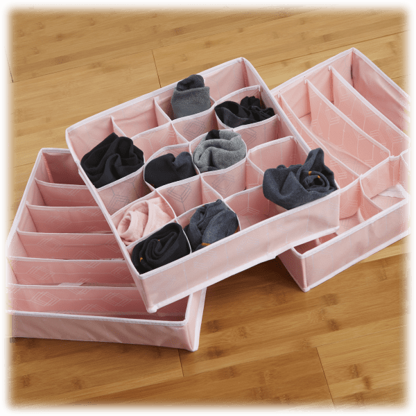 Meh 3Pack Heidi & Oak Space Drawer Organizers