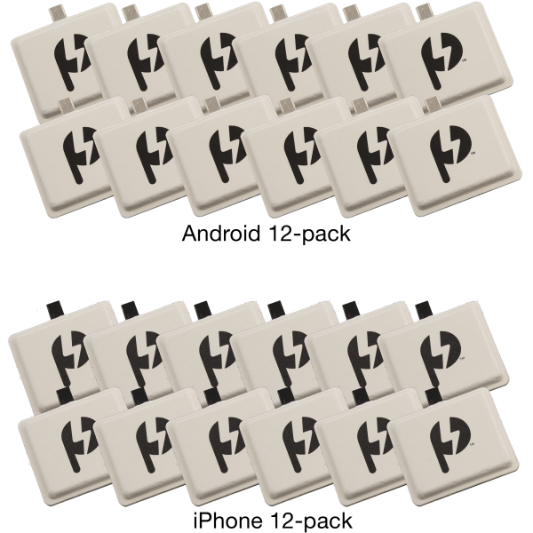 12-Pack Powrtabs Emergency Chargers