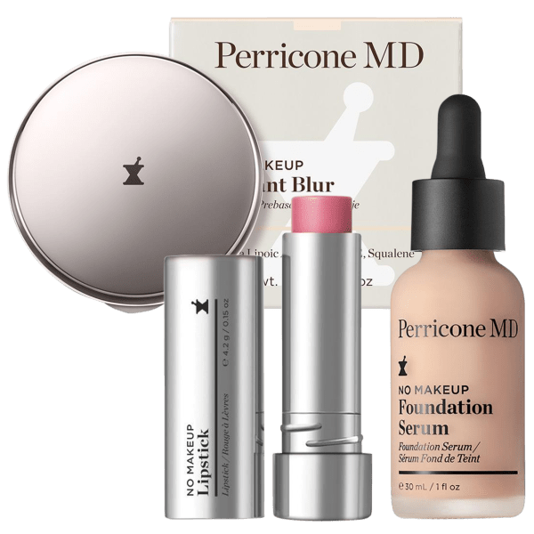 Perricone MD No Makeup 3-Piece Set (Instant Blur, Foundation Serum, Lipstick)