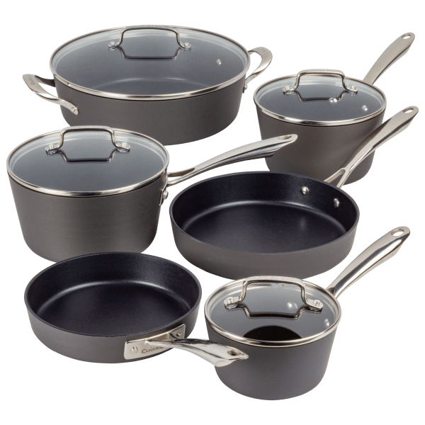 Cuisinart Conical Induction Nonstick Hard Anodized Cookware Set |11-Piece