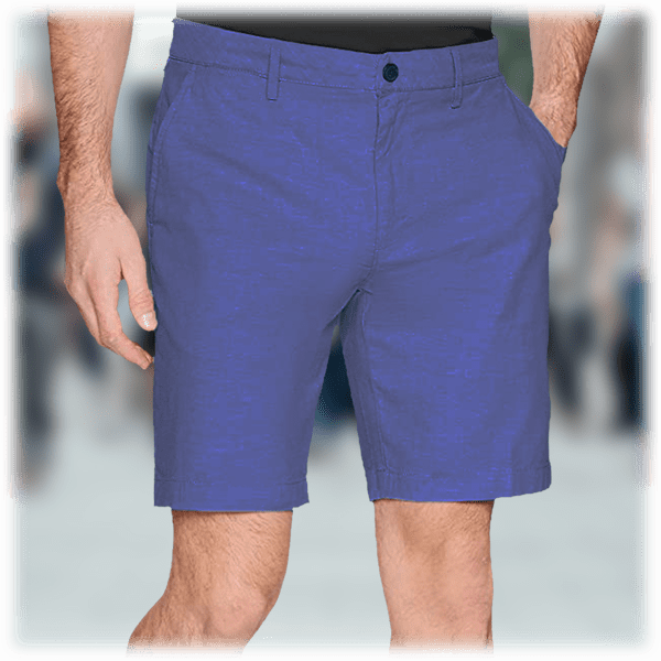 SideDeal: 3-Pack: Men's Flat-Front Cotton Stretch Oxford Chino Shorts
