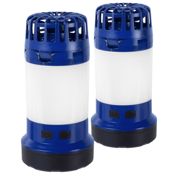 2-Pack: BrightEase Rechargeable Multi-Function Lanterns