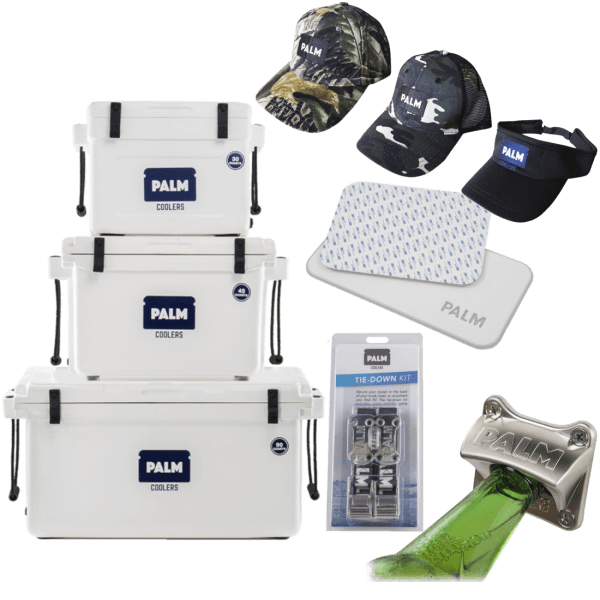 PALM Rotomolded Cooler with Accessory Kit (30, 45 & 90QT)