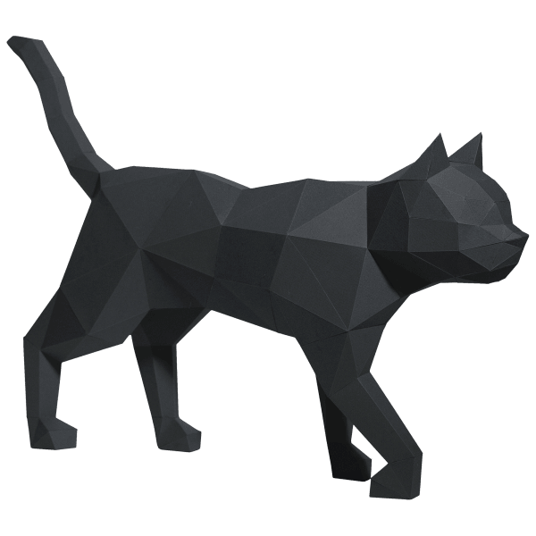 Papercraft World Black Cat Model