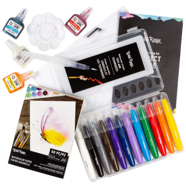 Brea Reese 21-Piece Watercolor Ink Art Kit