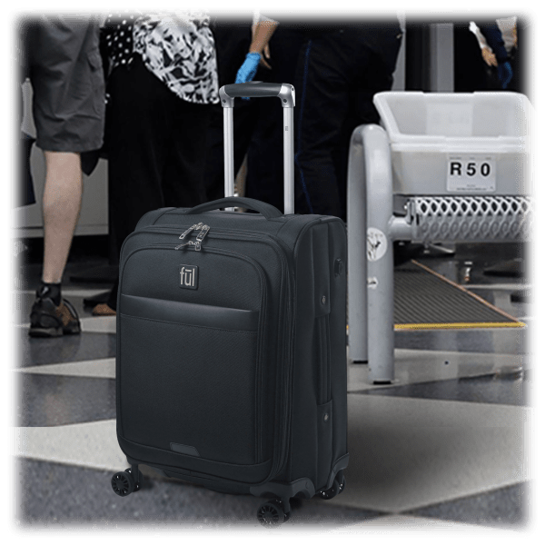 Meh fūl Escape 21" Rolling Expandable CarryOn Luggage
