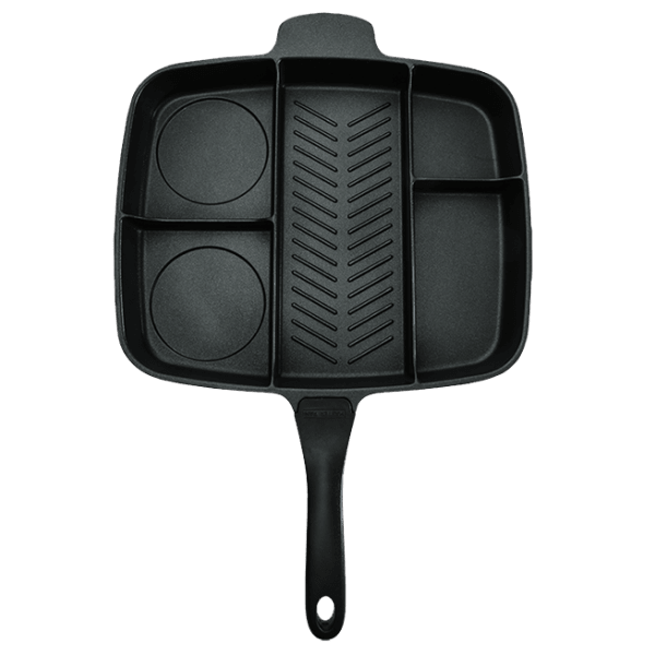 Meh Master Pan 15" NonStick Divided Skillet