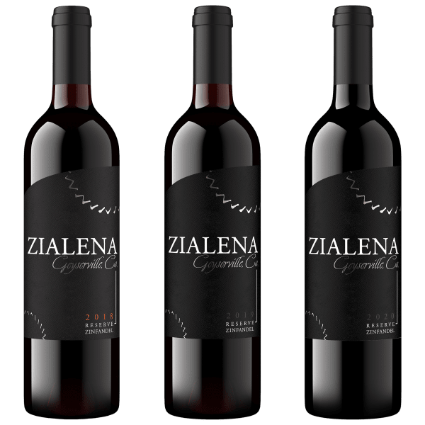 Zialena Reserve Zinfandel Vertical