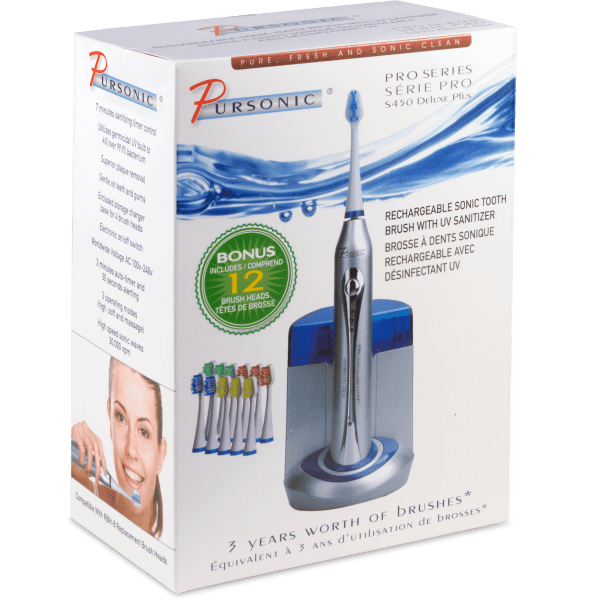 Pursonic Deluxe Plus Sonic Toothbrush with UV
