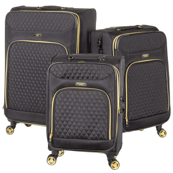 Olympia USA 3-Piece Spinner Luggage Set