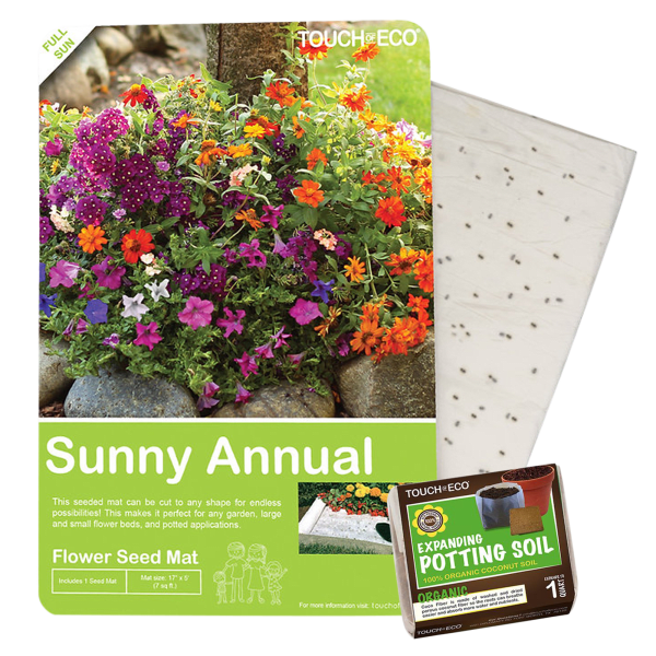 SideDeal Touch Of Eco Seed Mats with Soil Blocks