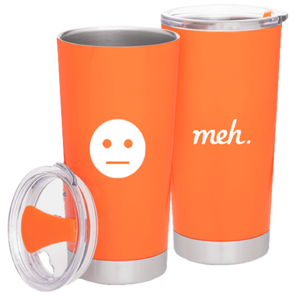 Meh 20oz Double Wall Stainless Steel Thermal Tumbler