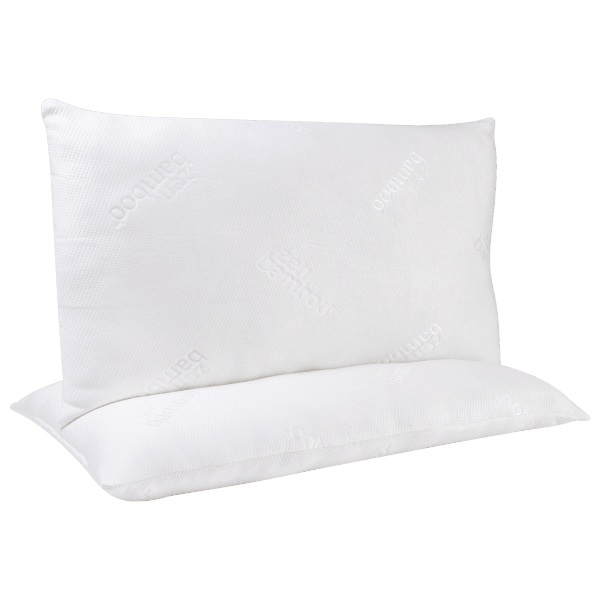 2-Pack: Zen Bamboo Plush Gel Fiber Pillows