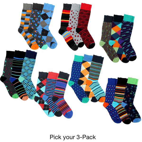 3-Pack Unsimply Stitched Socks