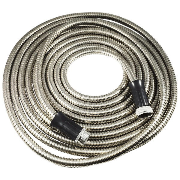 MorningSave Eternal 25ft Flexible Stainless Steel Garden Hose