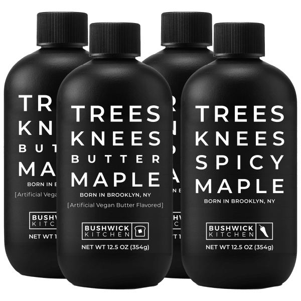 4-Pack Bushwick Kitchen Trees Knees Maple Syrup Butter and Spicy Flavors