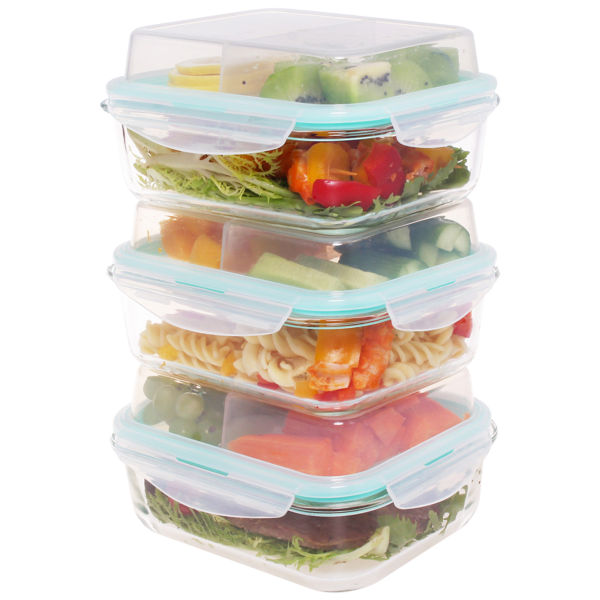 MorningSave: Coccot 6-Piece Glass Food Storage Set with Locking Lids