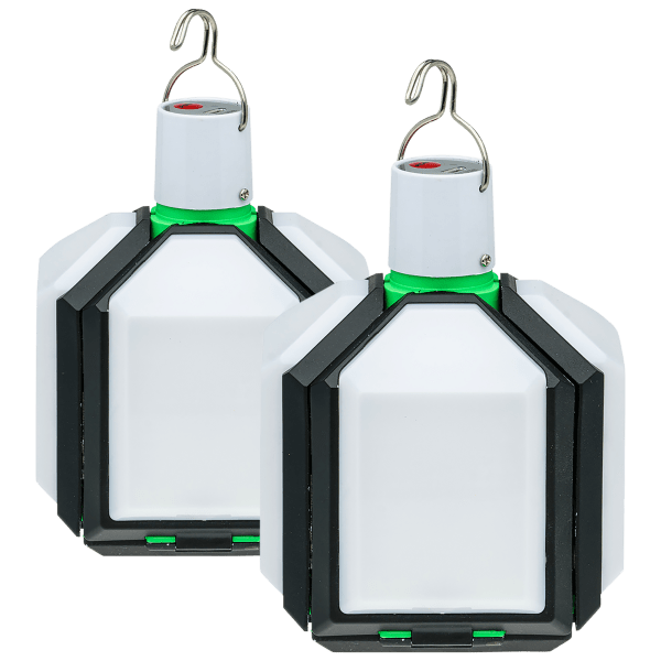 2-Pack: Litezall Rechargeable Fold-Out Lanterns