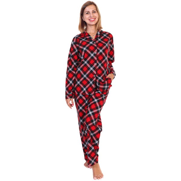 Angelina Cozy Flannel Pajama Set