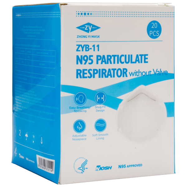 Meh: 40-Pack: N95 NIOSH-Certified Particulate Respirator Masks