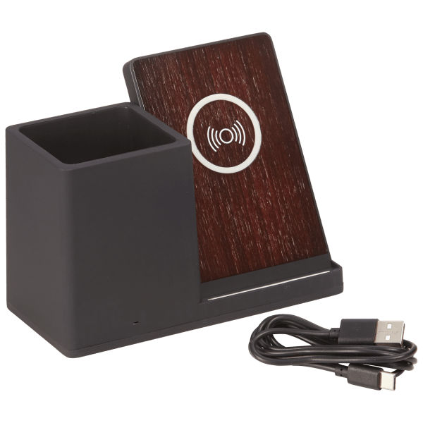 MorningSave Gabba Goods Desktop Wireless Charging Stand and Pen Holder
