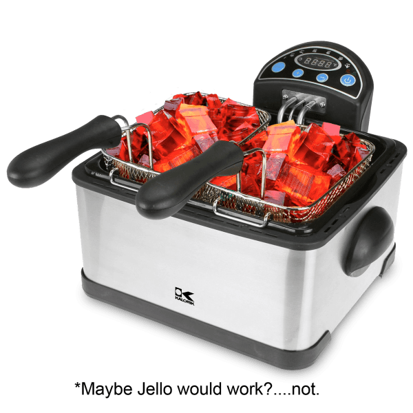 Meh Kalorik 4Quart Professional Style Triple Basket Deep Fryer