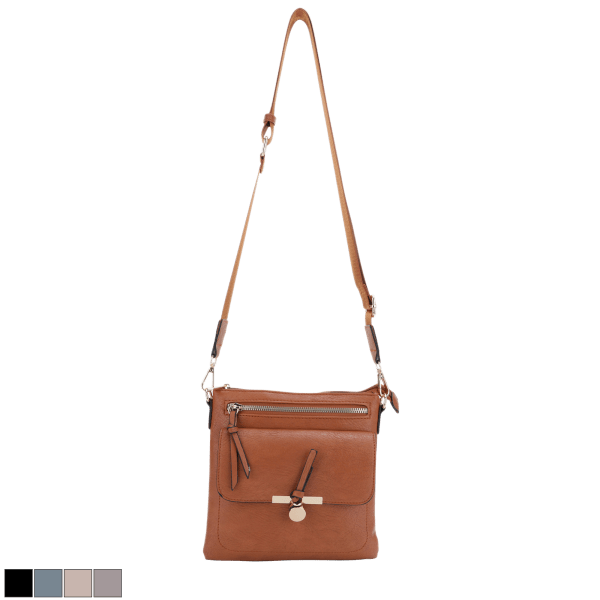 MorningSave: Donna & Becky Esther Double Zip Front Pocket Crossbody