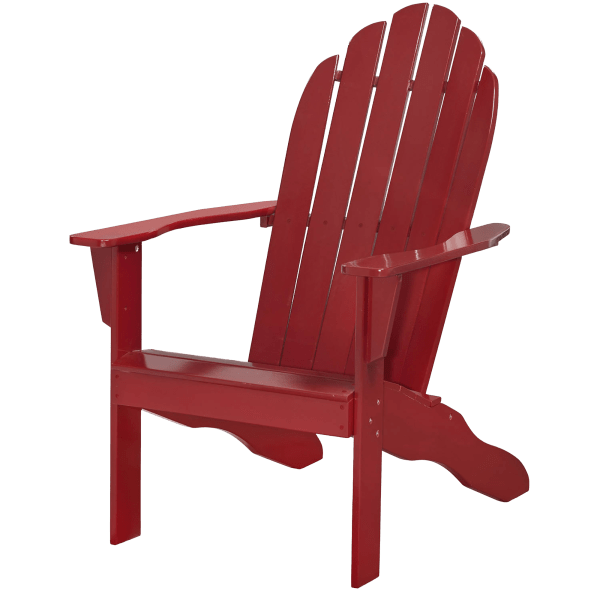 rubberwood adirondack chair