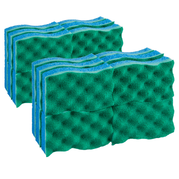 24-Pack: Scrub-It Heavy Duty Scrub Sponges for Dishes, Pots & Pans