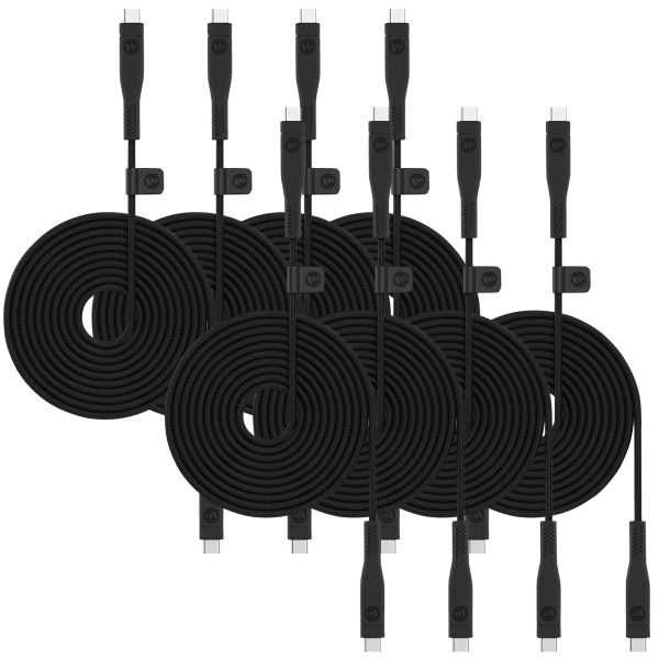 8-Pack: Mophie 2-Meter Pro 2.0 Reinforced Braided Nylon USB-C to USB-C Cables