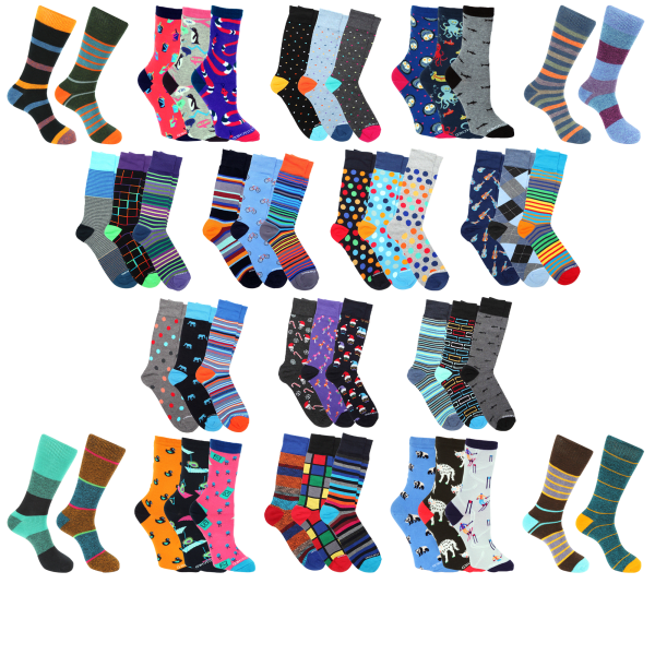 Unsimply Stitched 3-Pack: Men's/Women's Dress Socks or 2-Pack: Men's Boot Socks