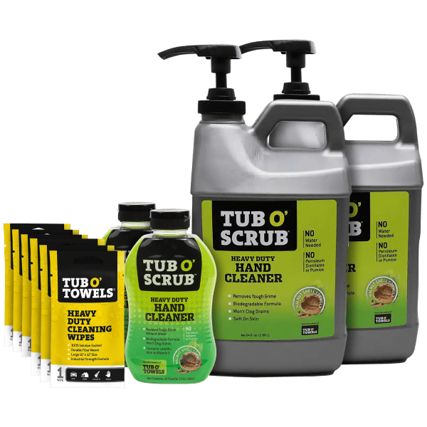 Tub O' Scrub Heavy Duty Waterless Hand Cleaning Kit