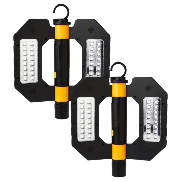 2-Pack: Bell + Howell Butterfly Multi-Positional LED Work Lights