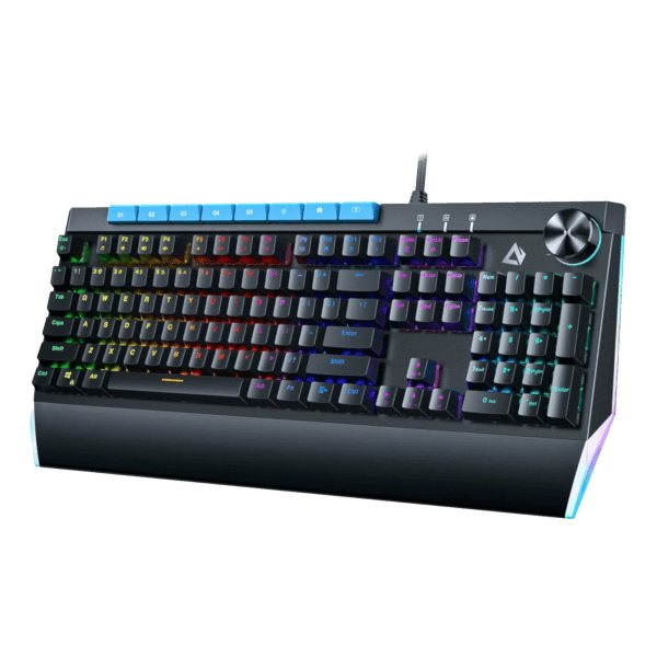 Aukey KM-G17 Mechanical RGB Backlit Blue Switch Keyboard