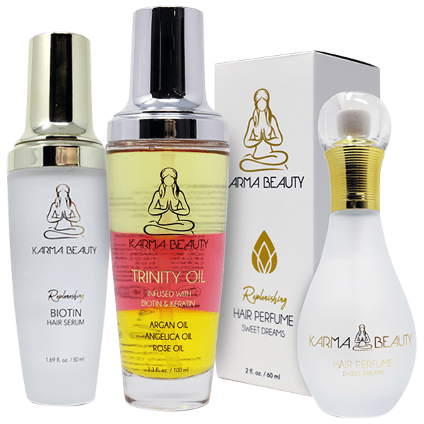 karma beauty hair perfume