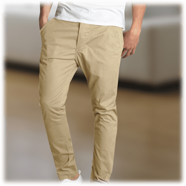SideDeal: 2-Pack: Men's Cotton Stretch Slim-Fit Classic Chinos