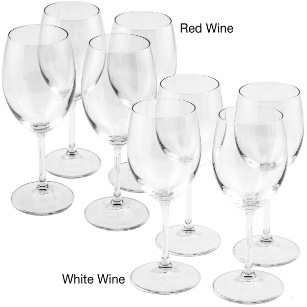 4-for-Tuesd4y: Bormioli Momenti Wine Glasses (4-Pack Red or White)