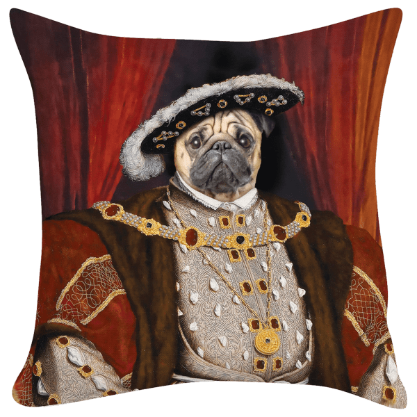 Henry the Pug Pillow Cover