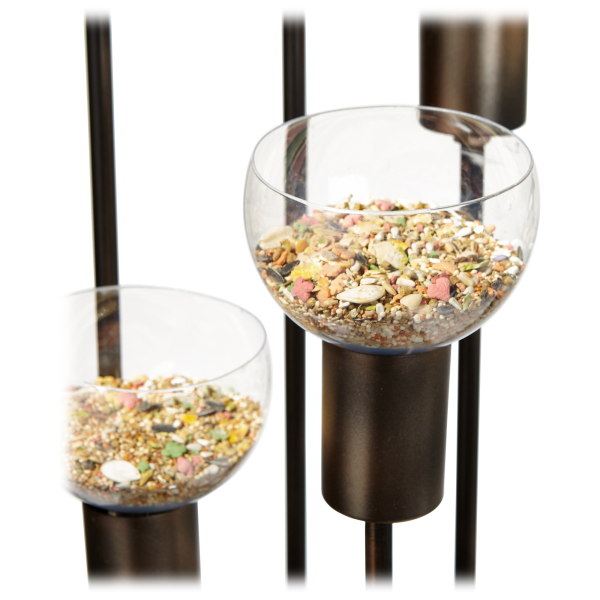 MorningSave Belmont Garden 5Foot Louis Globe Metal Bird Feeder