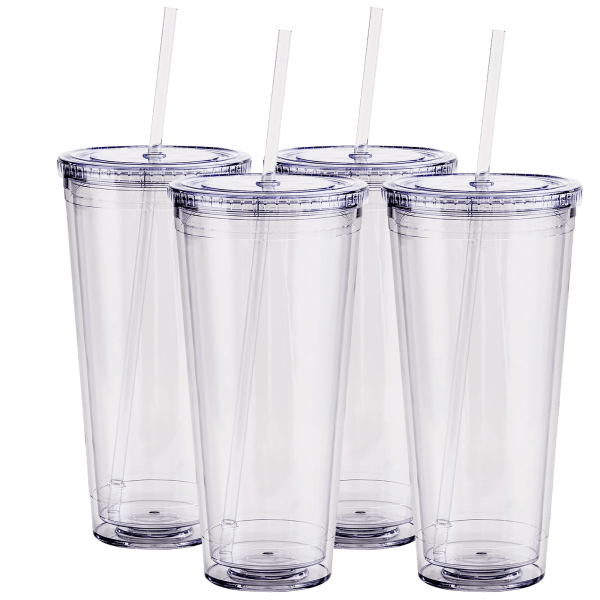 MorningSave: 4-Pack: Maars 32oz Acrylic XL Double Wall Tumblers