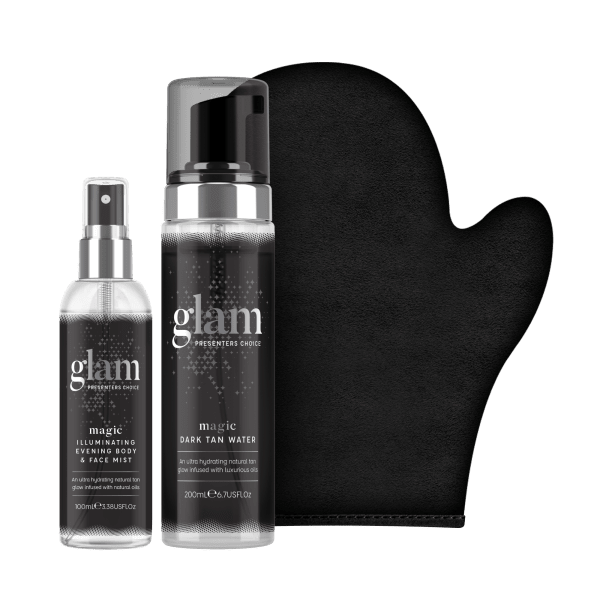 Glam Presenter's Choice Magic Self Tanning Water Kit with Application Mitt
