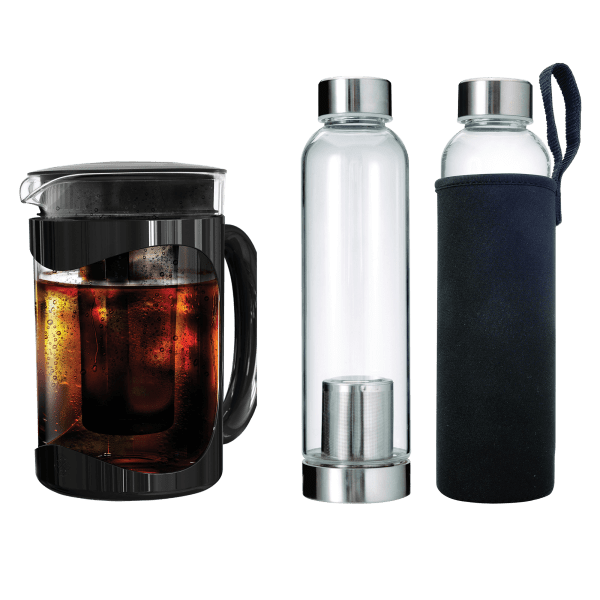 Primula Cold Brew Coffee Maker with 2 Travel Brewers